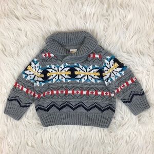 Baby boy unisex knit Christmas sweater